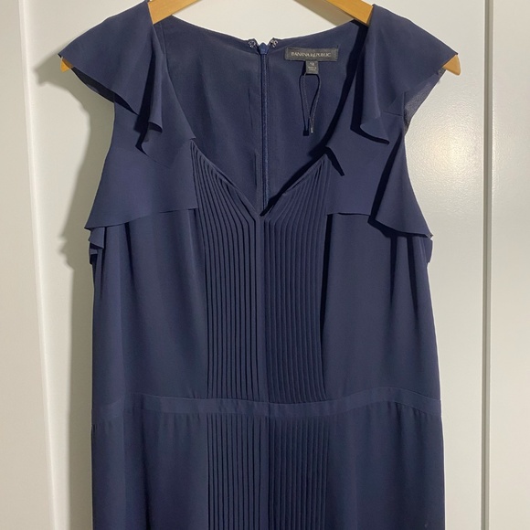 Banana Republic Navy Blue Dress size 12 - Picture 3 of 7